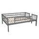 preview thumbnail 26 of 41, Full Over Full Triple Bunk Bed with Ladder and Slide - Fun for Large Families
