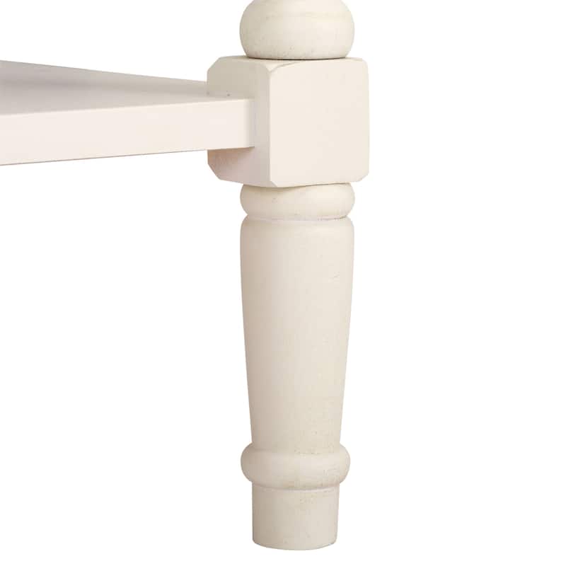 SAFAVIEH Evalena Distressed Black Console Storage Table - 44.5" x 13.4" x 31.5" - 45"W x 13"D x 32"H