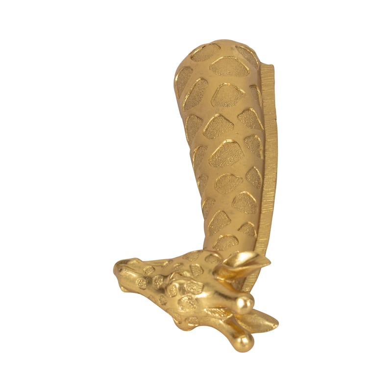 Sagebrook Home Giraffe Head Tabletop Decor, Gold