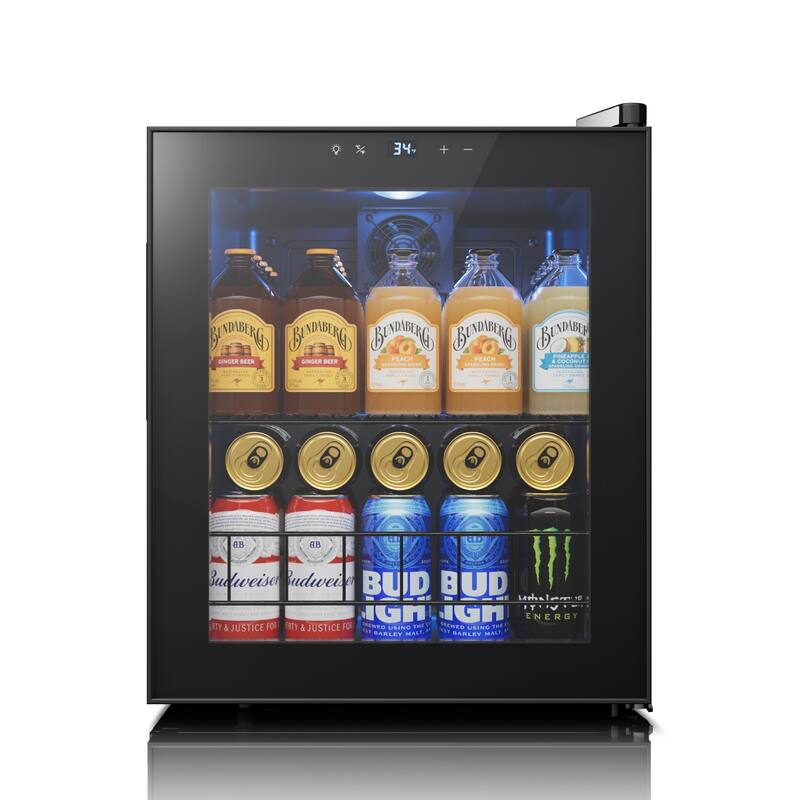 Yeego 60-Can Beverage Cooler, Energy-Efficient Mini Fridge