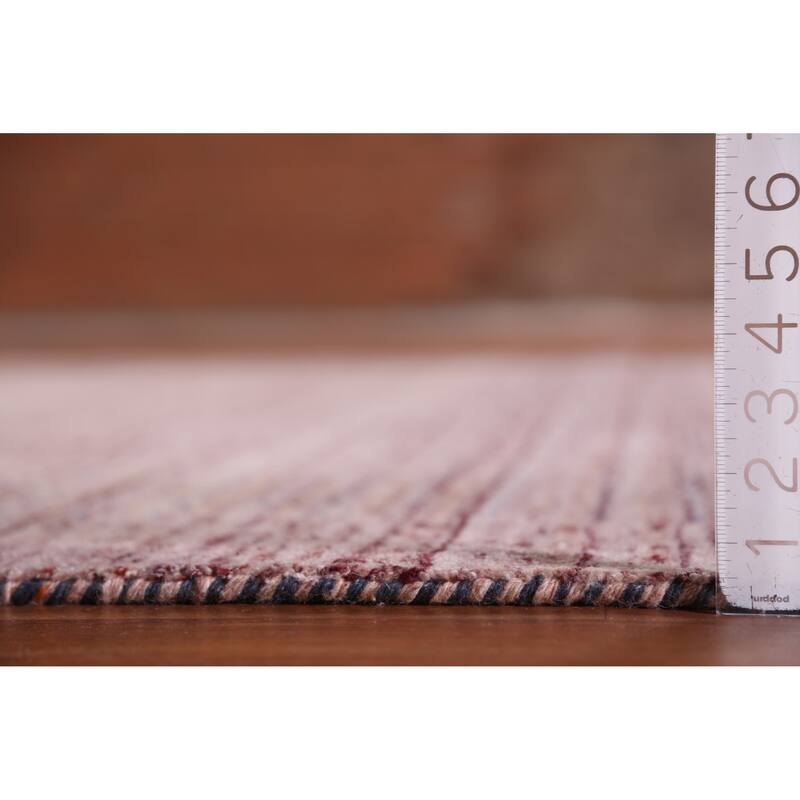 Hand Knotted Oriental 100% Wool Carpet Tribal Tribal Multi-Colored Gabbeh Area Rug - 10' 8'' X 7' 11''