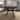 5 Pieces Set Mid-century Modern 47 in Round Rubber Wood Dining Table with Pedestal Base for 4-6 People