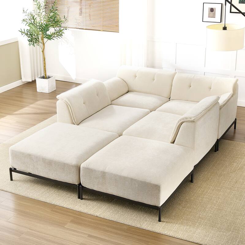 Upholstered Modular Sectional Sofa