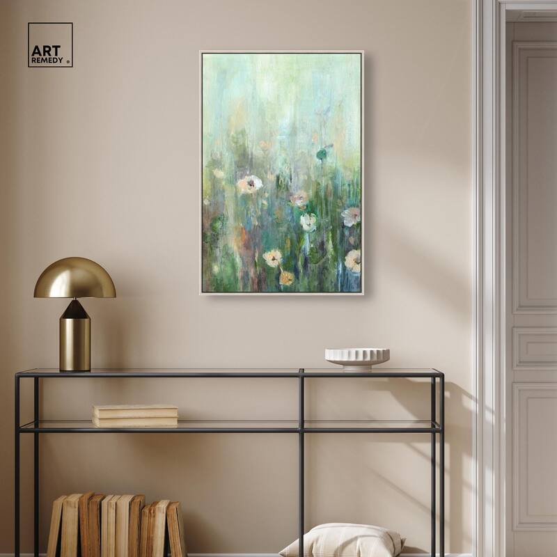 Harmony Green I Canvas by Art Remedy