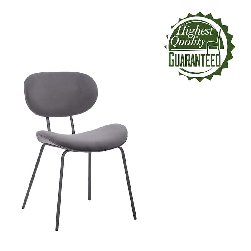 Porthos Home Brody Dining Chairs Set of 2, Velvet Upholstery, Iron legs