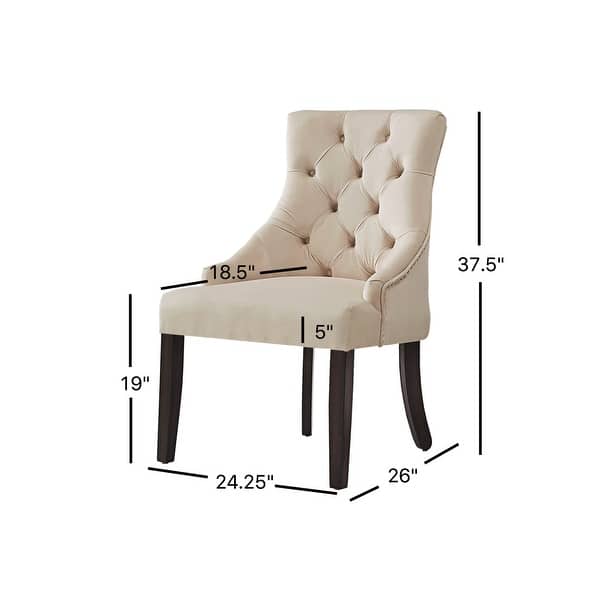 Benchwright II Tufted Wingback Chairs (Set of 2) by iNSPIRE Q Bold