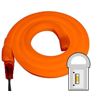 1.64 Feet Orange SMD LED Neon Rope Light, 120 Volt - 19.68 Inch - Bed ...