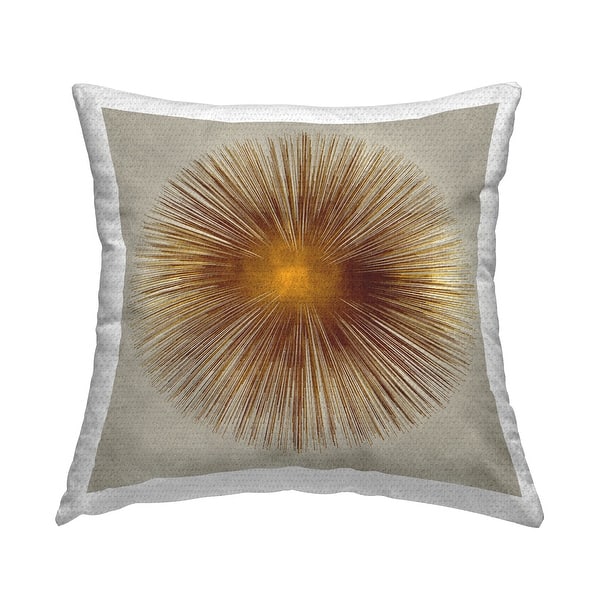 slide 2 of 7, Stupell Radiant Sun Orb Abstract Pattern Shape Printed Outdoor Throw Pillow Design by Abby Young