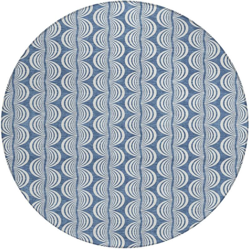 HomeRoots Ogee Transitional Rectangle Outdoor Rug