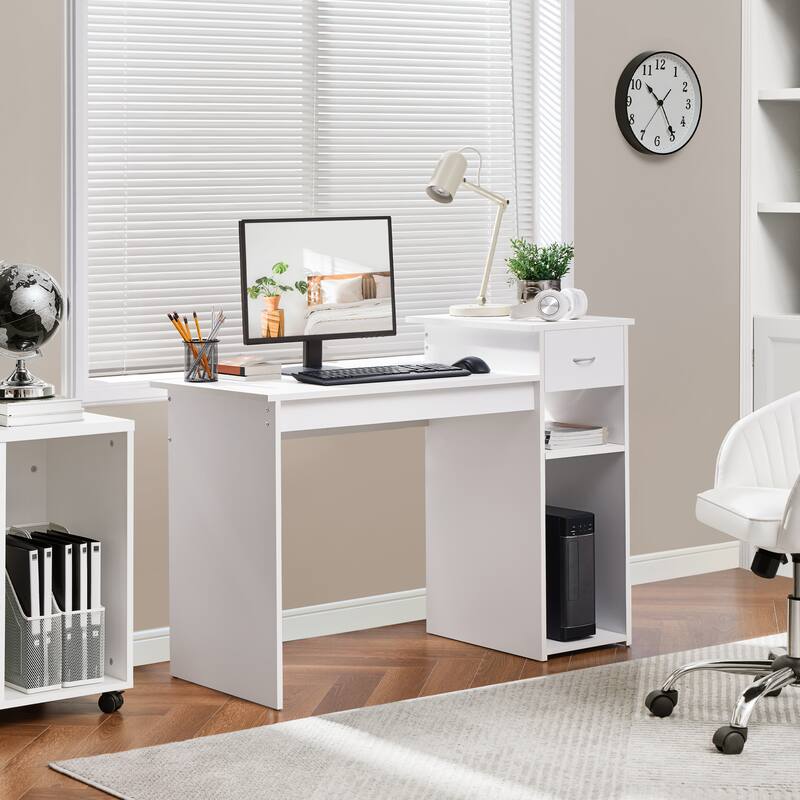 Yaheetech Home Office Computer Desk Laptop Table with Drawers