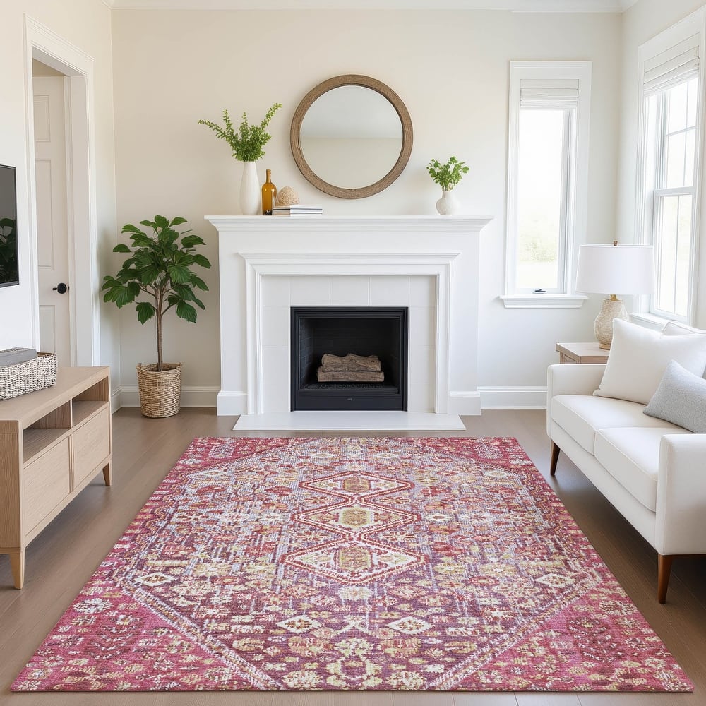 Premium Washable Super Soft Traditional Global Mayfield Rug