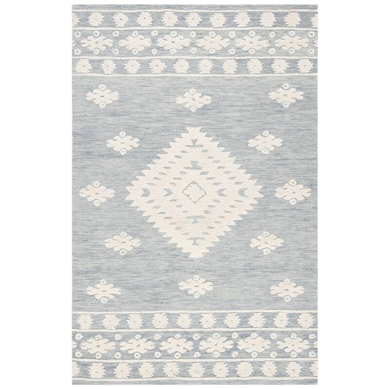 SAFAVIEH Handmade Aspen Nusreta Rustic Boho Wool Rug