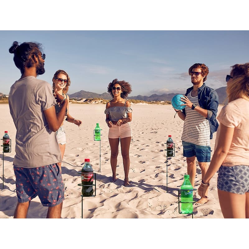 Sorbus Outdoor Beverage/Drink Holder Stakes, Set of 4 - 4-Pack