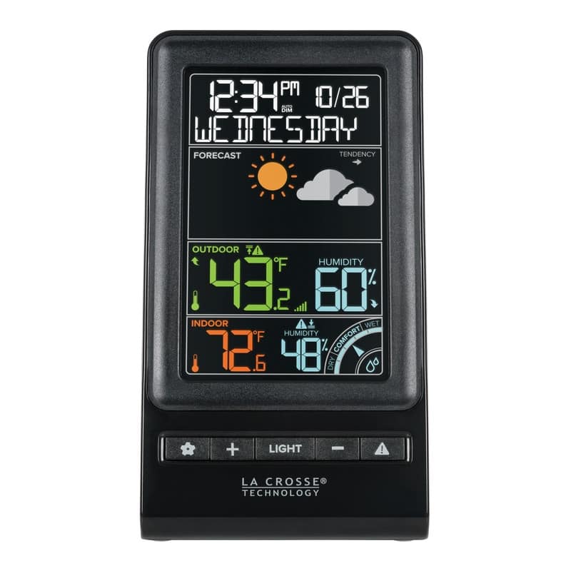 La Crosse 308-1415C Digital Multi-Color Wireless Forecast Station
