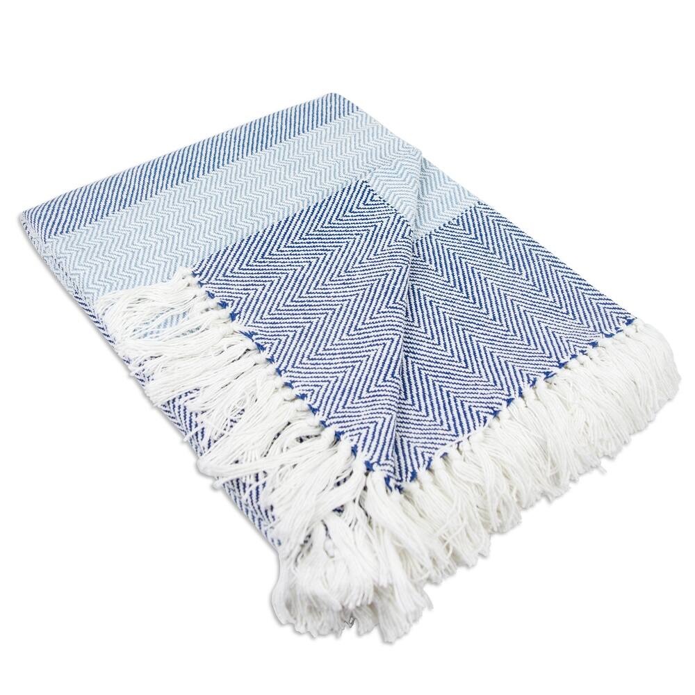 DII Slub Stripe Decorative Throw