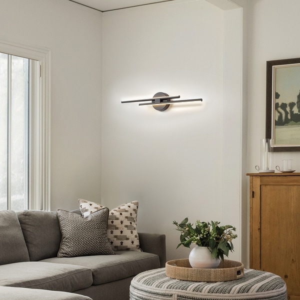 Linear led wall sconce top