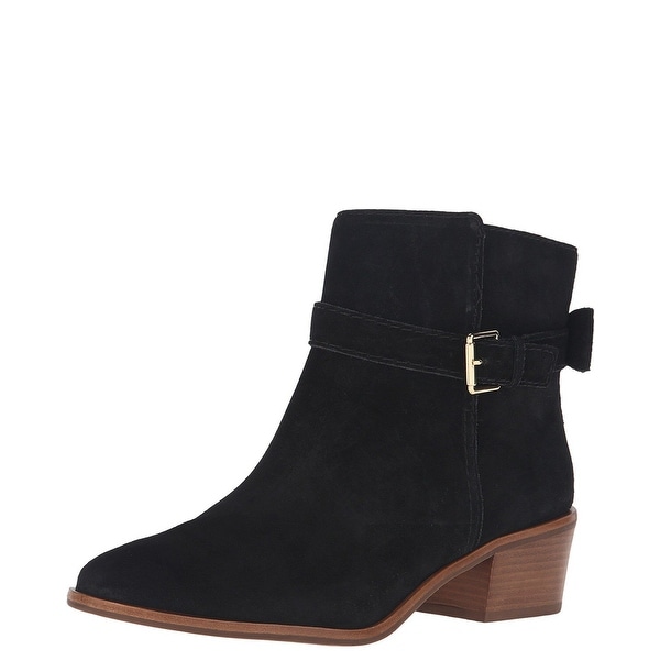 kate spade black booties