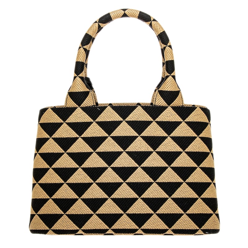 Prada Symbole Jacquard Tote