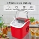 preview thumbnail 2 of 3, Countertop Portable Ice Maker with Self-cleaning ,9 Bullet Ice Cubes in 6 Mins, Comes with Ice Basket and Ice Scoop
