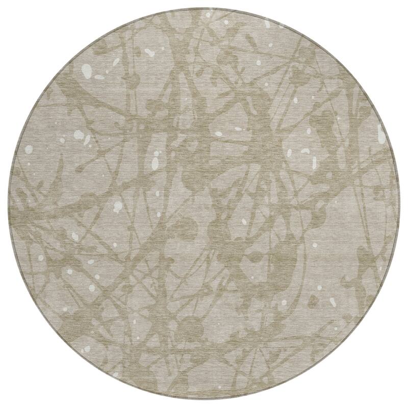 Machine Washable Indoor/ Outdoor Modern Campo Chantille Rug