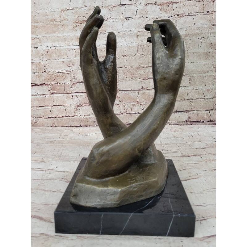 The Cathedral By Rodin, Rodin Clical Sculpture Genuine Bronze Sculpture Statue