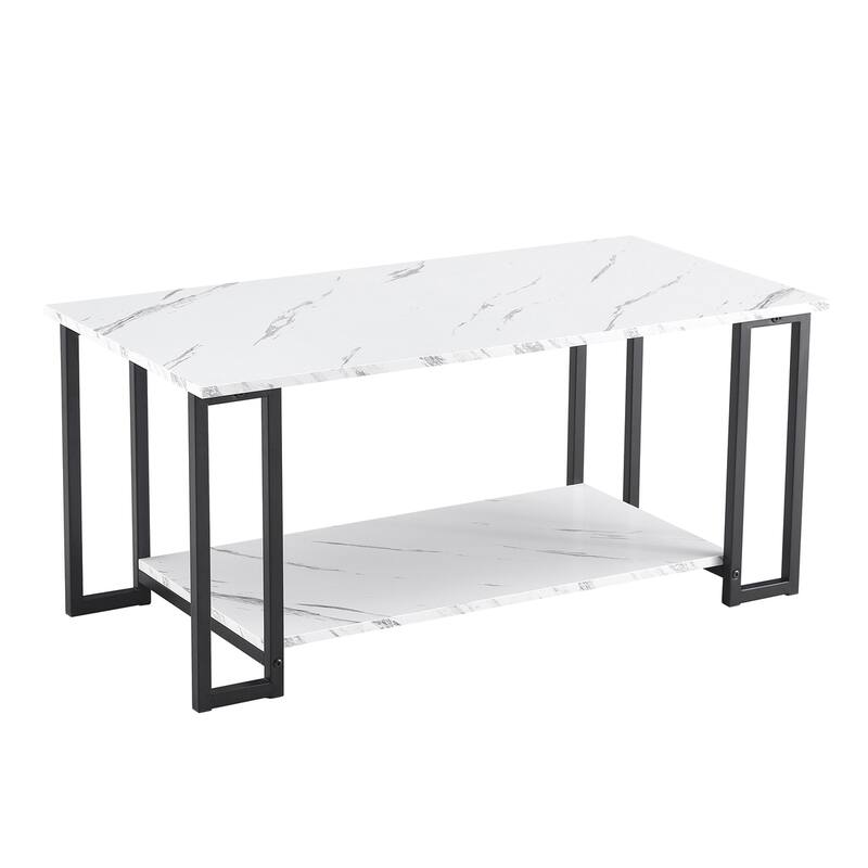 Marbled MDF Coffee Table