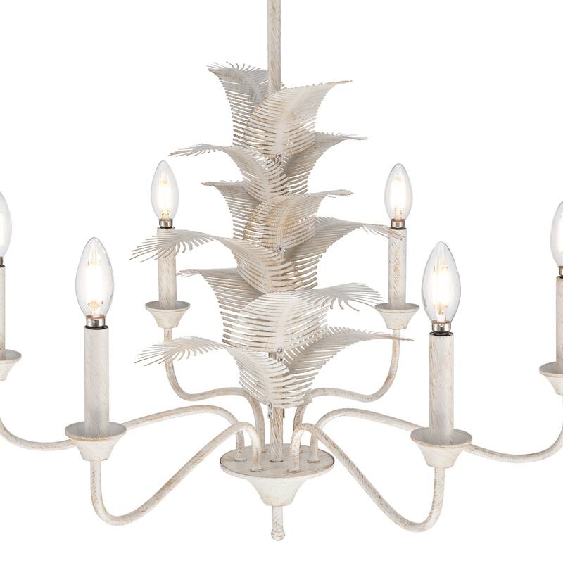 Acroma 6 - Light Steel Dimmable Classic/Tradition Chandelier