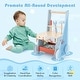 preview thumbnail 8 of 8, Costway 2-in-1 Wooden Baby Push Walker with Multi-Activity Center & - See Details