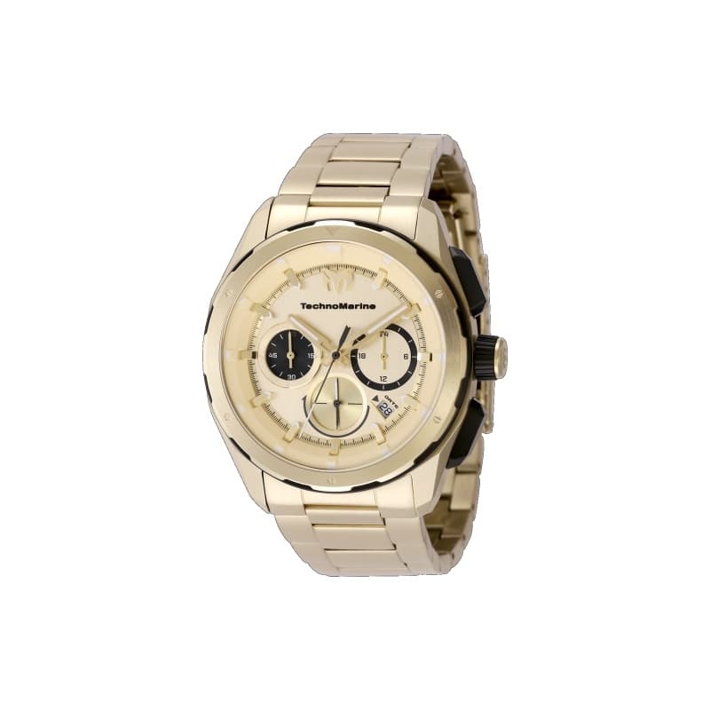 Technomarine Men's TM-318094 OCEAN Quartz Gold Dial Watch