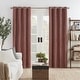 preview thumbnail 7 of 36, Eclipse Aura Draft Stopper Energy Saving 100% Blackout Grommet Top Curtain Panel