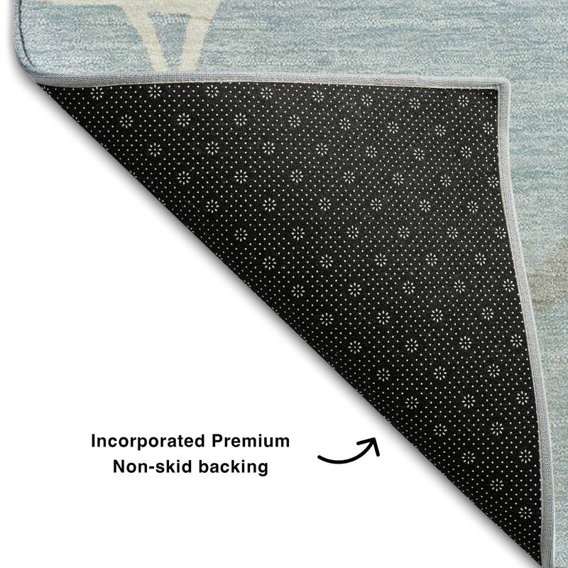Premium Washable Super Soft Contemporary Webby Mayfield Rug