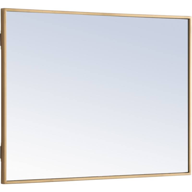 Elegant Lighting Eternity 32" x 24" Rectangular Metal Framed Wall
