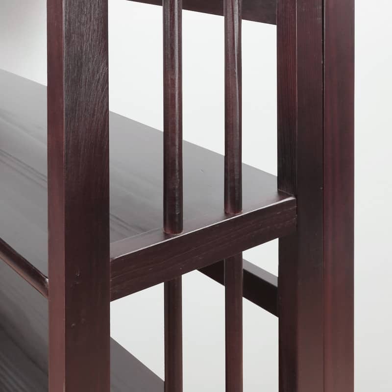 Porch & Den Edgemont Folding Stackable 27.5-inch Bookcase