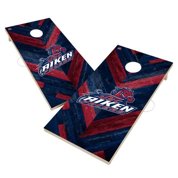 slide 2 of 6, South Carolina Aiken Pacers Cornhole Board Set 16 Years and Up