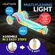 preview thumbnail 17 of 52, 3-Wheel Kids Scooter with Multi-Color Lights on Deck & Wheels – 5-Height Adjustable Handlebar,