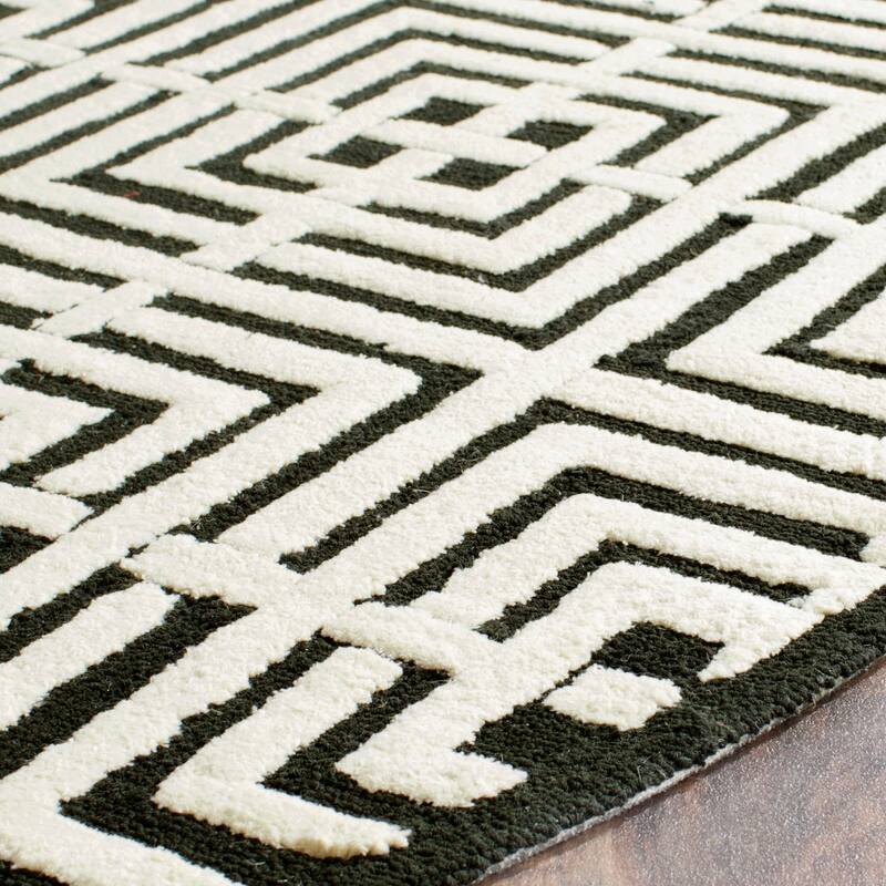 SAFAVIEH Handmade Newport Jamya Modern Cotton Rug