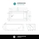 preview thumbnail 56 of 145, Fine Fixtures Acrylic-Fiberglass Soaking Bathtub, White. Alcove/Apron Front