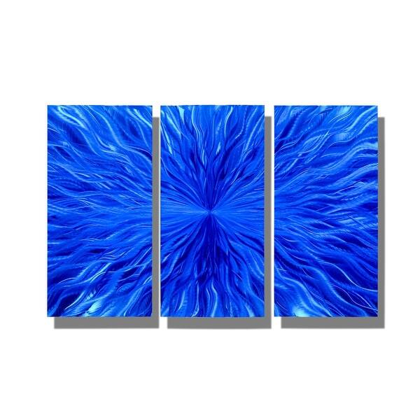Shop Statements2000 Blue Modern Abstract Metal Wall Art Panels