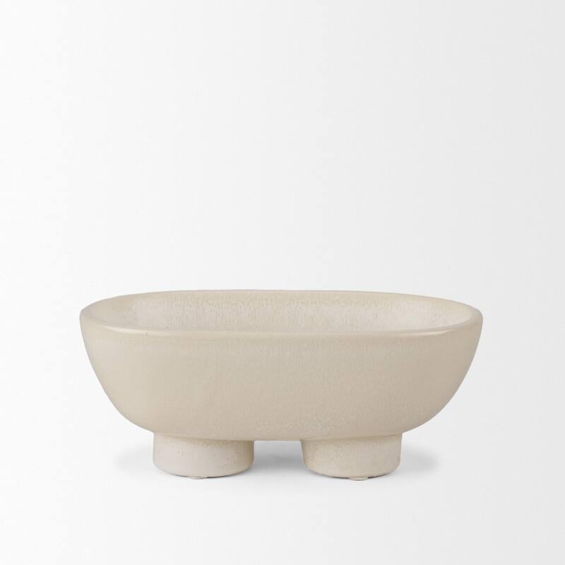 Tyren Oblong Bowl - 12.0L x 7.7W x 4.9H