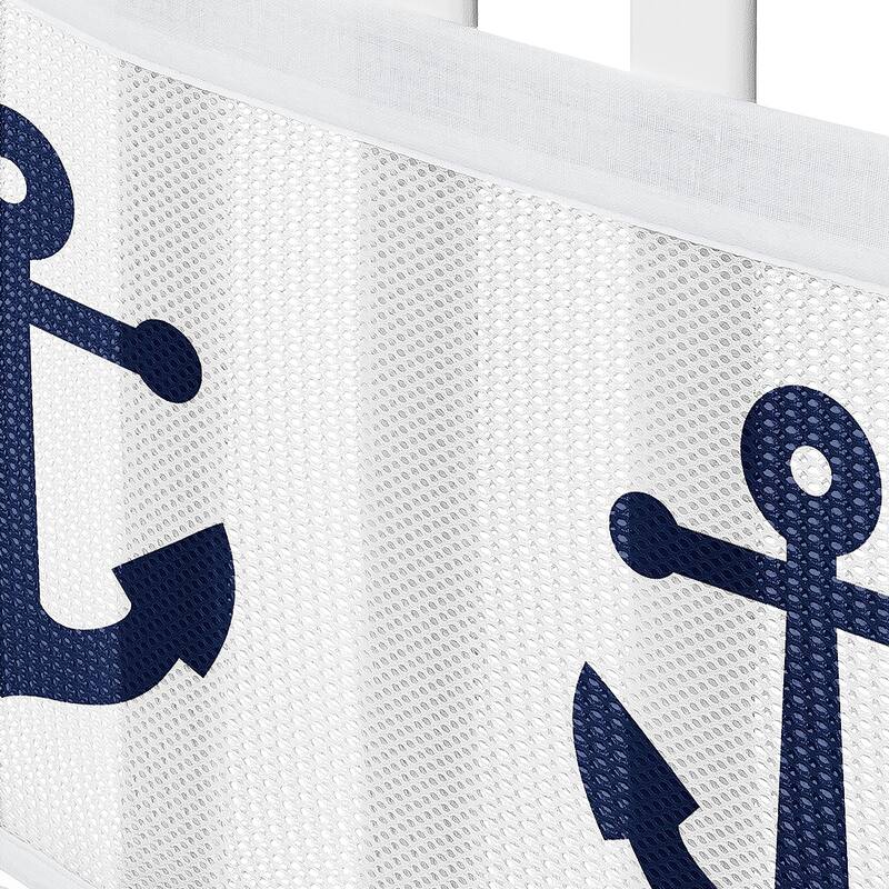 Sweet Jojo Designs + BreathableBaby Breathable Mesh Crib Liner Ocean Seashells Sea Boy, Girl, Unisex/Gender Neutral