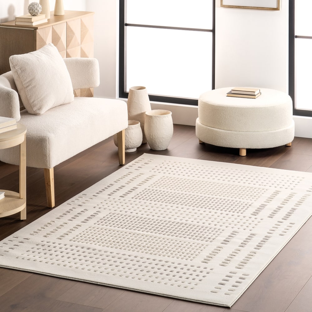 Nuloom Rowyn Geometric Machine Washable Area Rug