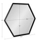 preview thumbnail 26 of 35, Kate and Laurel Calter Hexagon Framed Wall Mirror