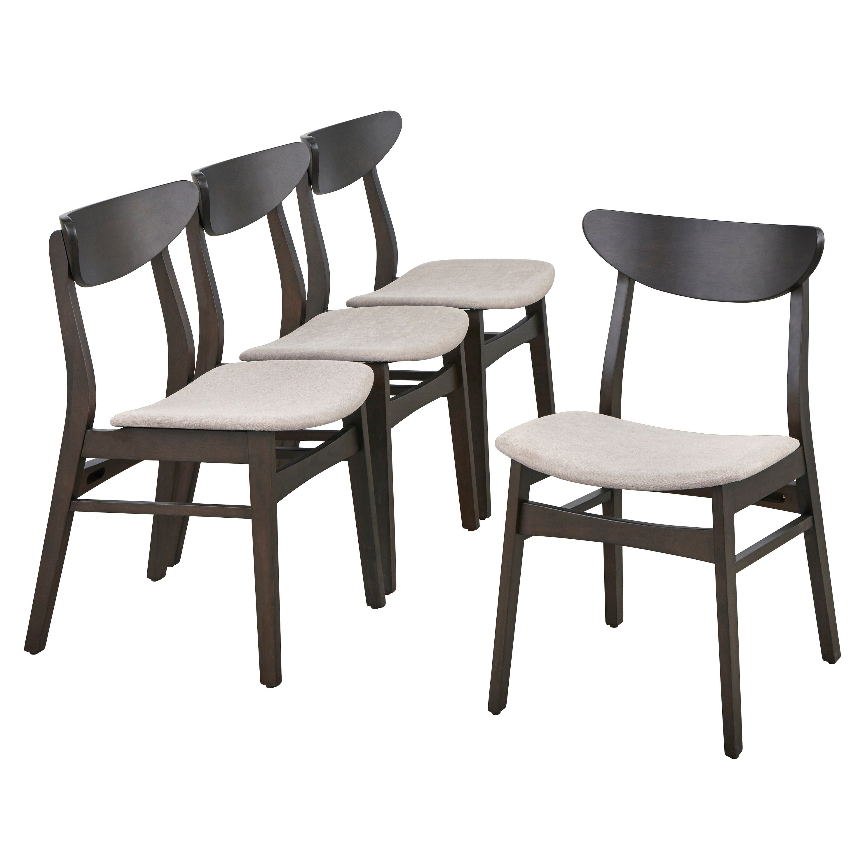 Classic café shop upholstered dining chair