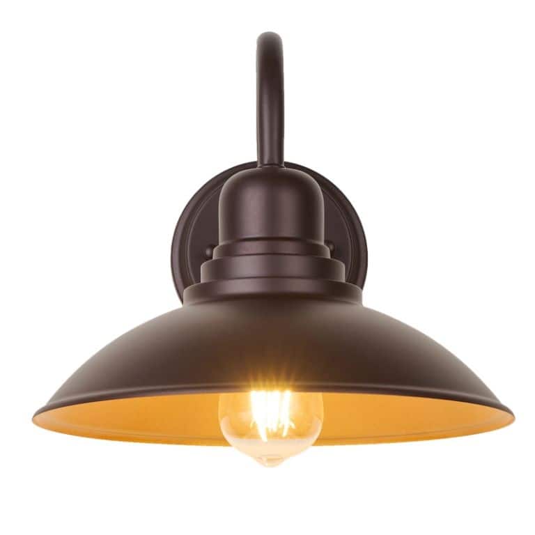 2 Pack 9"H Dimmable Outdoor Barn Light