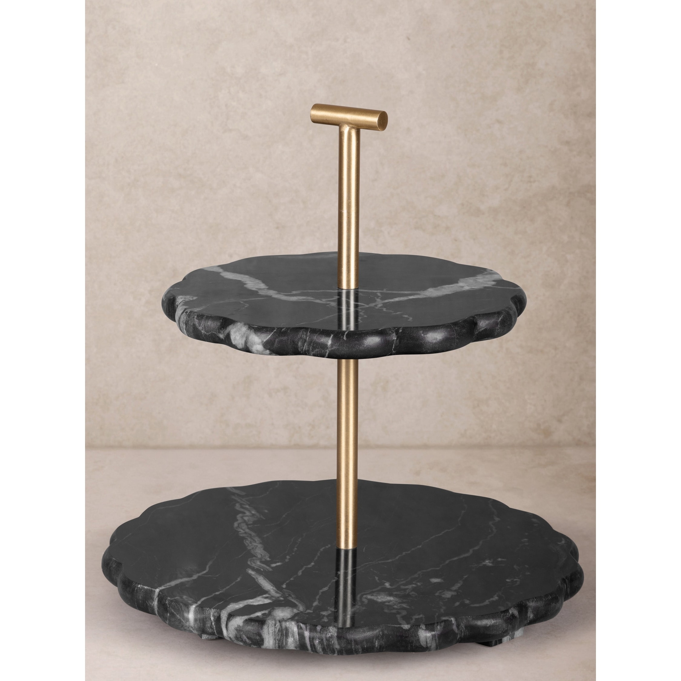 Concorde Marble Two-Tier Stand - Large