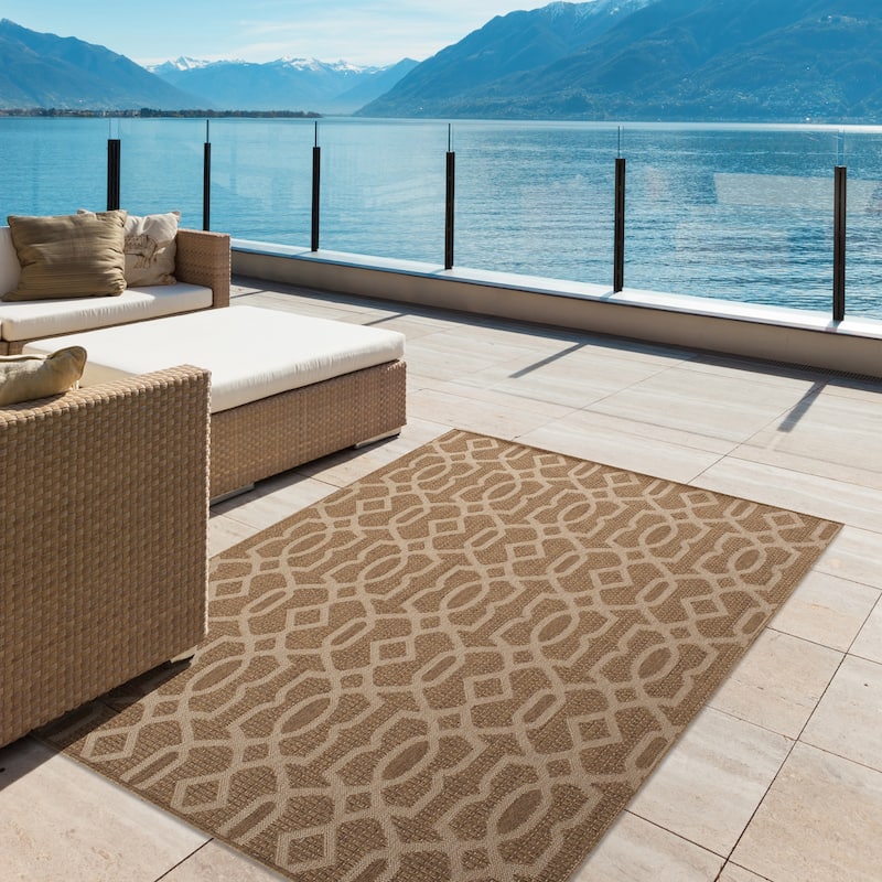 Loomaknoti Cocoa Bay Farlincia Tan Area Rug