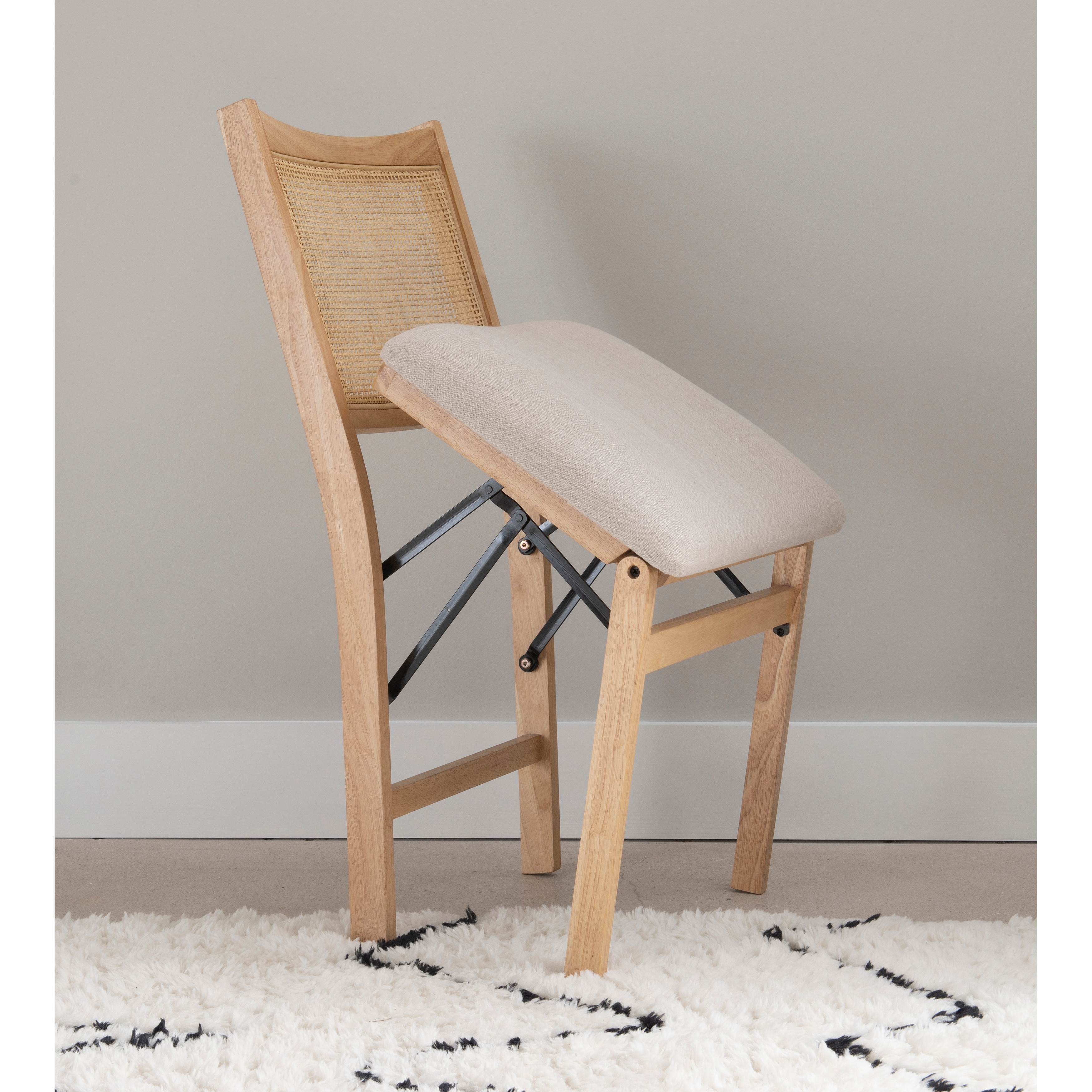 Beulah Rattan Folding Dining Chair