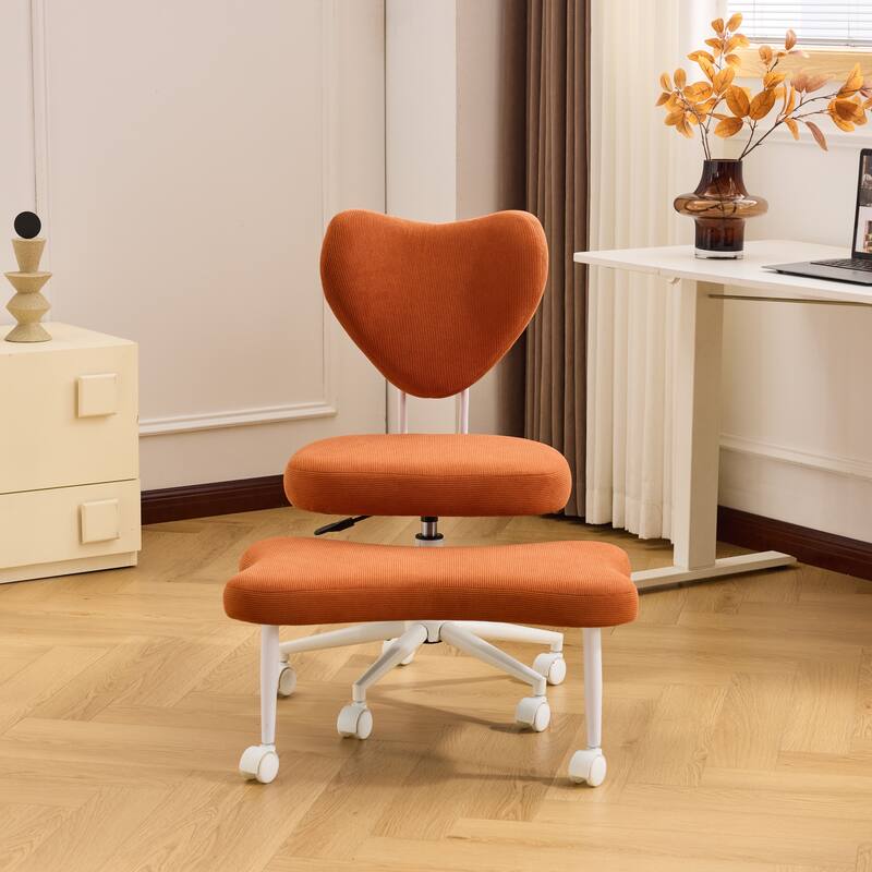 Meditation chair, an ergonomic cross-legged seating chair with lumbar support and a height-adjustable seat cushion
