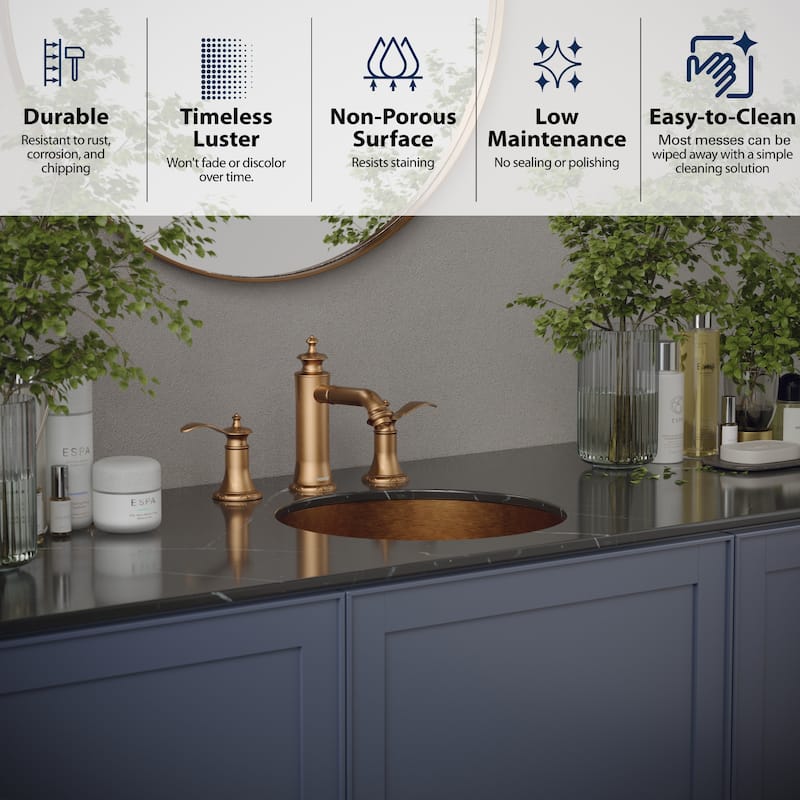 Karran Cinox Stainless Steel Round Undermount Sink