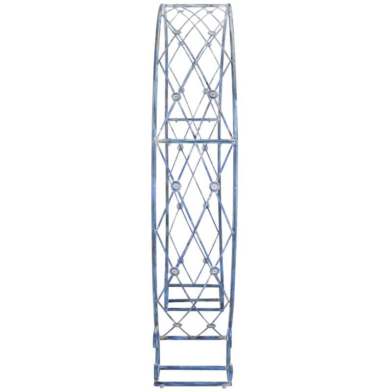SAFAVIEH Outdoor Melanya 83" Moon Gateway